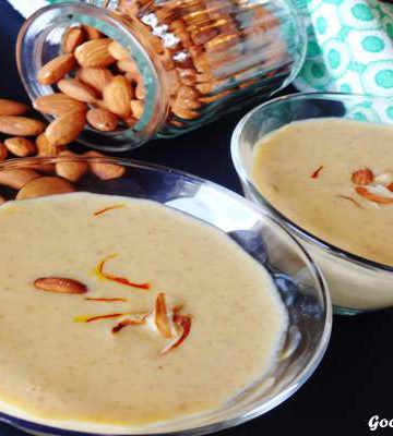 Badam Kheer Recipe / Almond Pudding