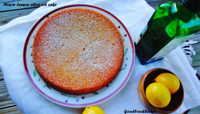 Meyer lemon olive oil cake