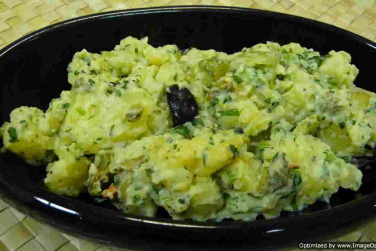 potato salad with herbs